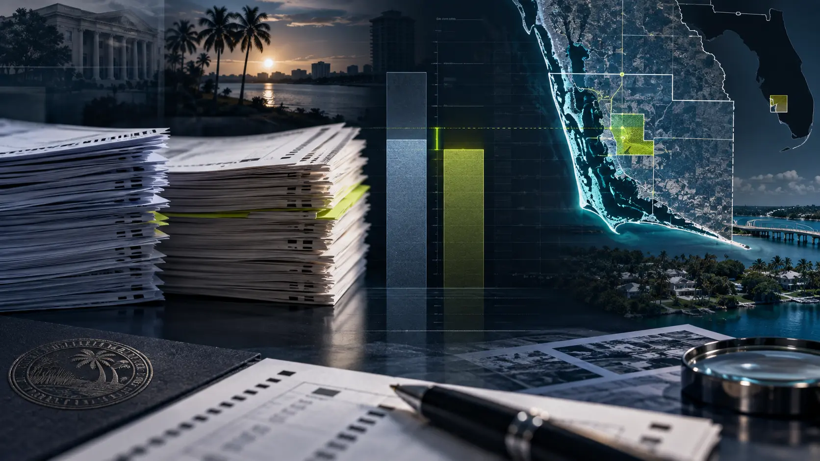 Close election margin, ballots and Collier County map analysis